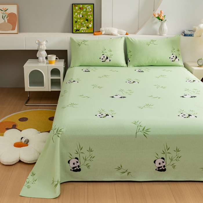 91家纺网 家纺一手货源 找家纺 2025新款老粗布床单老粗布凉席系列-凉席 竹趣