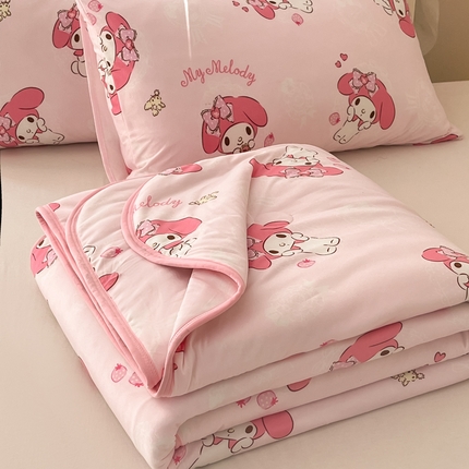 91家纺网 家纺一手货源 找家纺 （总）暮思家居 2025新款正版授权三丽鸥A类牛奶针织棉夏被子被芯