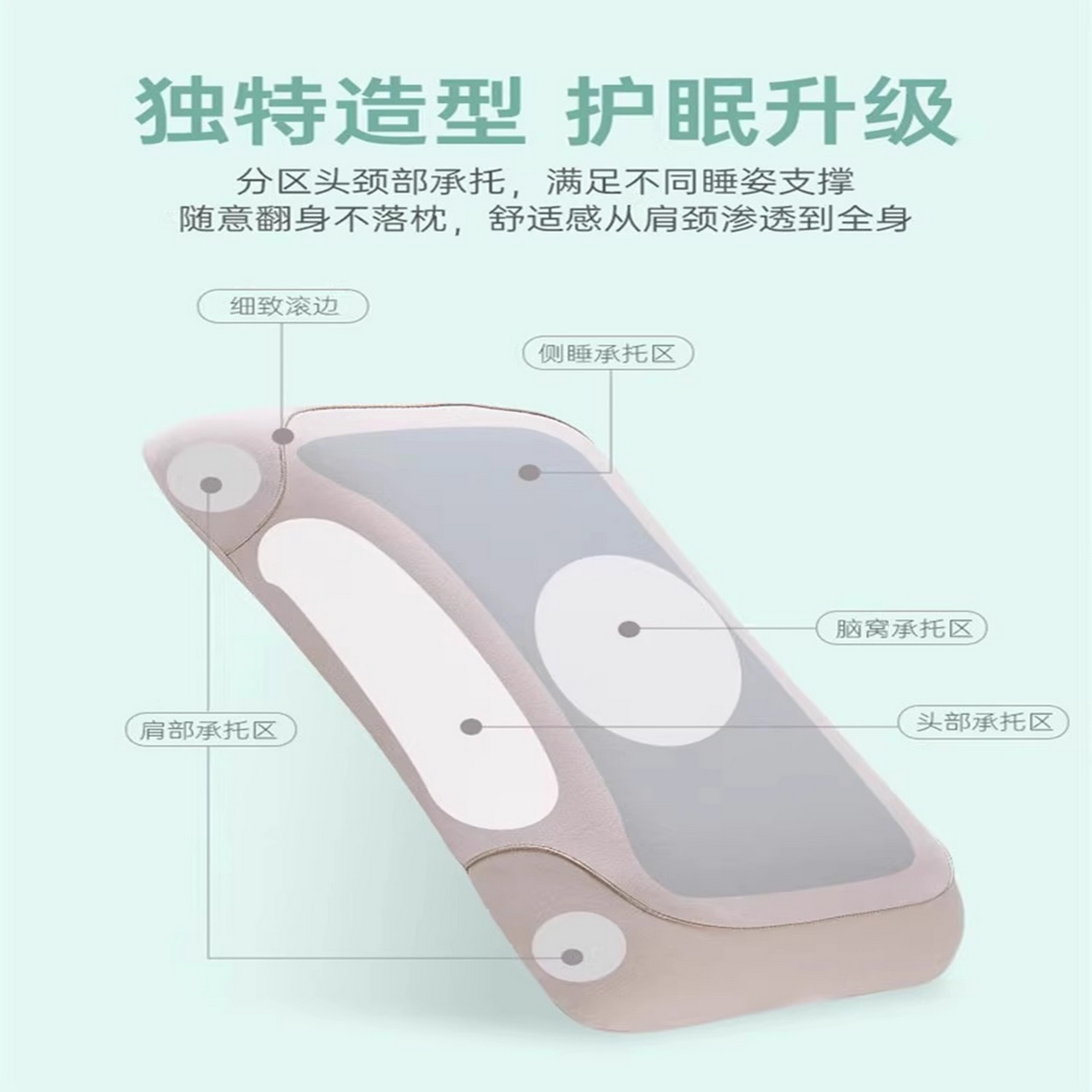 91家纺网 家纺一手货源 找家纺 （总）鸿橡源2025新款生物基枕芯三种纯色