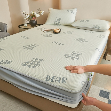 91家纺网 家纺一手货源 找家纺 （总）柔品2025新款PE中分子凉感提花凉席系列