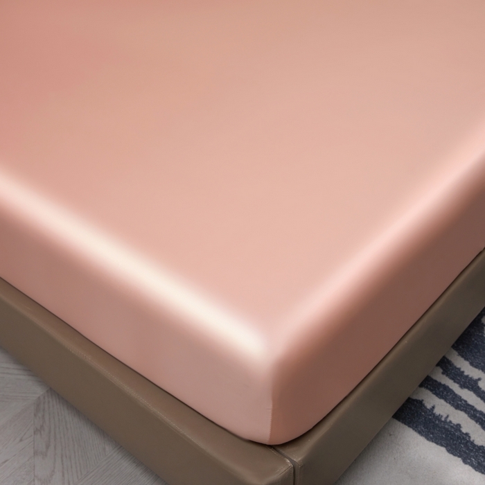 91家纺网 家纺一手货源 找家纺 梵克保罗 2025新款100支50双股全棉单品枕套 50双股-桃子粉