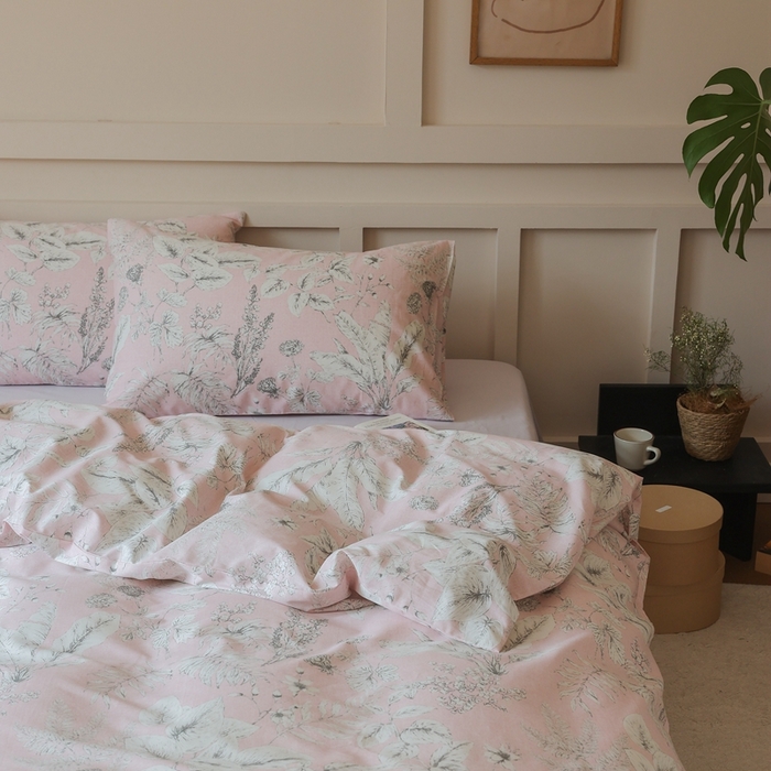 91家纺网 家纺一手货源 找家纺 棉眠 2025新款春夏花间牧歌田园系列四件套 玫瑰灵药