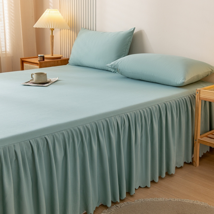 91家纺网 家纺一手货源 找家纺 梵克保罗 2025新款亲肤磨毛舒适柔软纯色Q系列枕套 Q-墨绿