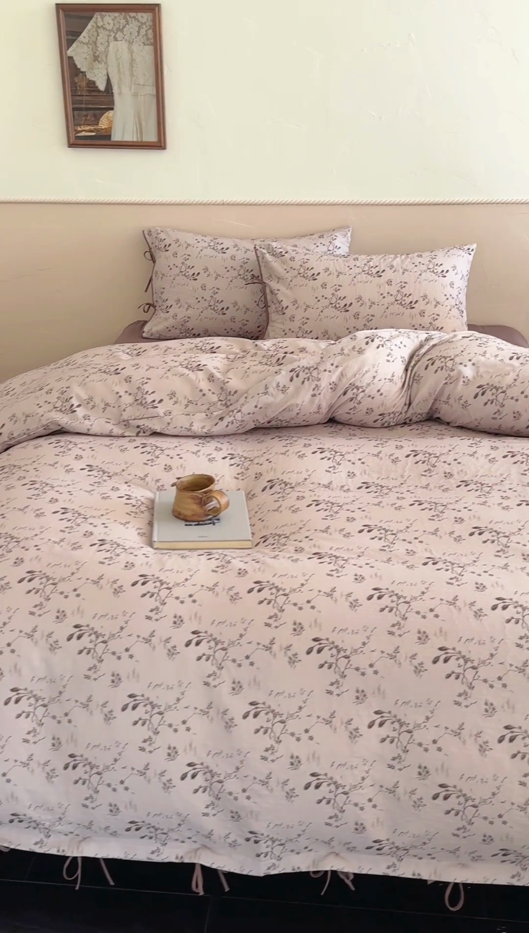 91家纺网 家纺一手货源 找家纺 （总）涞澳家纺 2025新款软烟纱印花系列四件套