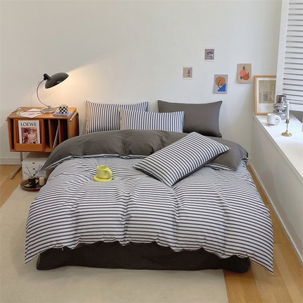 91家纺网 家纺一手货源 找家纺 （总）798家纺 2025新款全棉无印风系列四件套