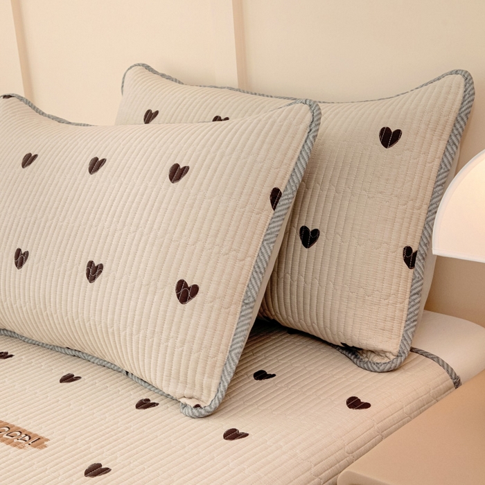 91家纺网 家纺一手货源 找家纺 （总）情煊家纺 2025新款双面全棉床盖夹棉床盖三件套