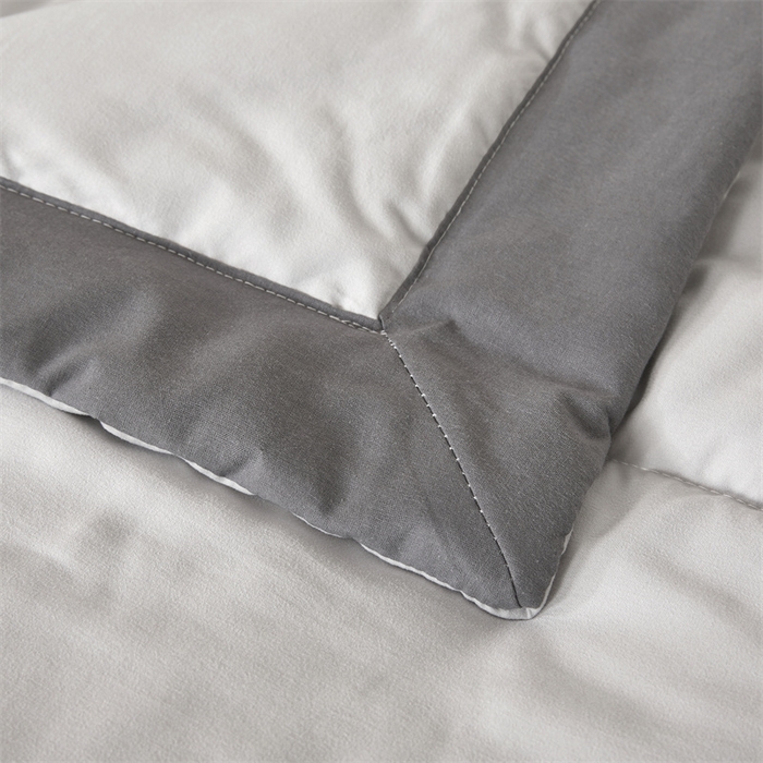 91家纺网 家纺一手货源 找家纺 猎鹿人家纺 2025新款牛奶蛋白夏被 太空灰