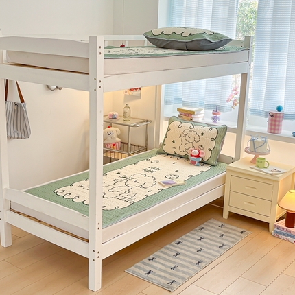 91家纺网 家纺一手货源 找家纺 （总）川悦生活 2025新款大阪宿舍凉感丝凉席