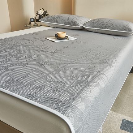 91家纺网 家纺一手货源 找家纺 （总）柔品2025新款PE中分子凉感提花凉席系列