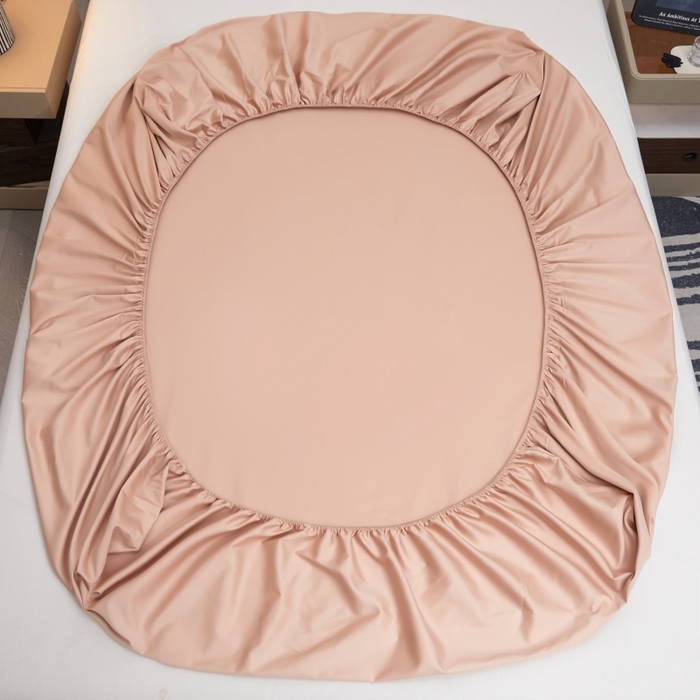 91家纺网 家纺一手货源 找家纺 梵克保罗 2025新款100支50双股全棉单品枕套 50 双股-灰灰粉