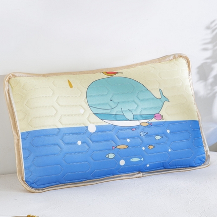 91家纺网 家纺一手货源 找家纺 （总）大黄蜂家居家纺 2025新款大黄蜂凉感丝卡通平面枕套