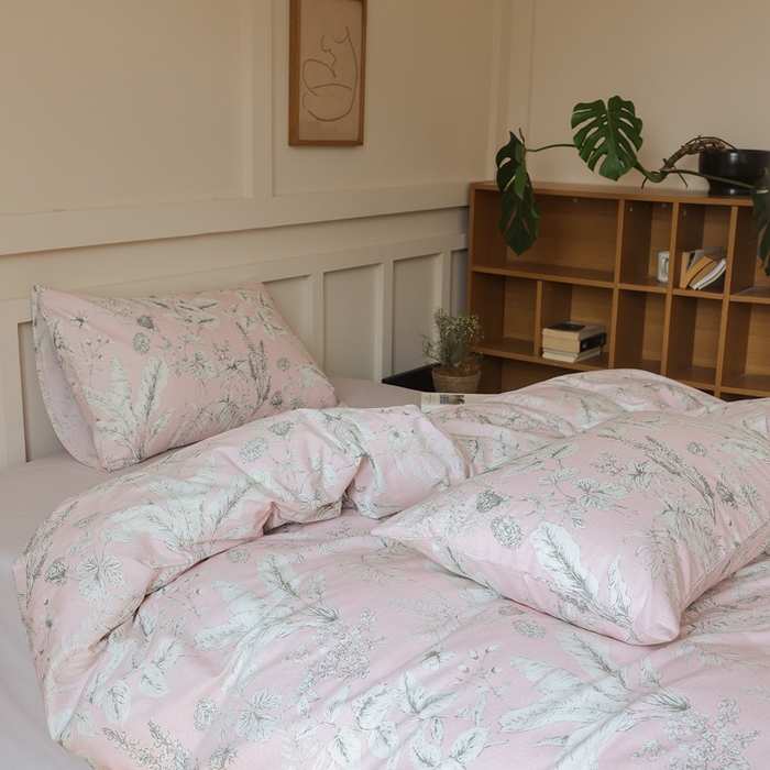 91家纺网 家纺一手货源 找家纺 棉眠 2025新款春夏花间牧歌田园系列四件套 玫瑰灵药