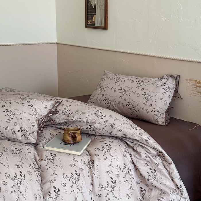 91家纺网 家纺一手货源 找家纺 （总）涞澳家纺 2025新款软烟纱印花系列四件套