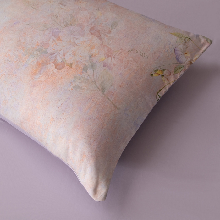 91家纺网 家纺一手货源 找家纺 氧家 2025新款60s贡缎长绒棉数码印花四件套（礼盒装） 玉茗