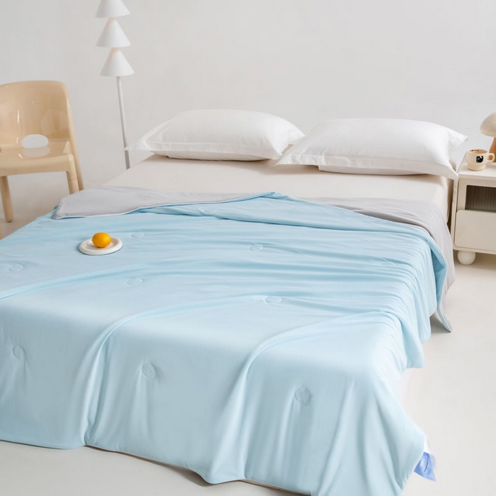 91家纺网 家纺一手货源 找家纺 （总）眠多宝 2025新款高克重超滑凉感丝夏被