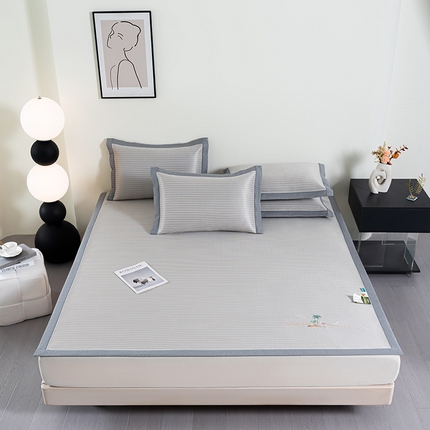 （总）小牛席业 2025新款海岛夏日凉感冰丝席系列凉席藤席冰藤席冰丝席竹席空调席草席乳胶席凉感豆豆席