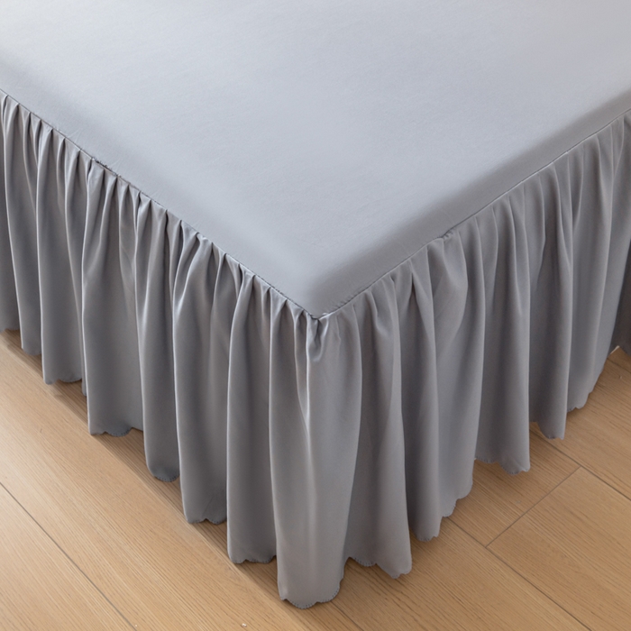 91家纺网 家纺一手货源 找家纺 梵克保罗 2025新款亲肤磨毛舒适柔软纯色Q系列枕套 Q-浅灰