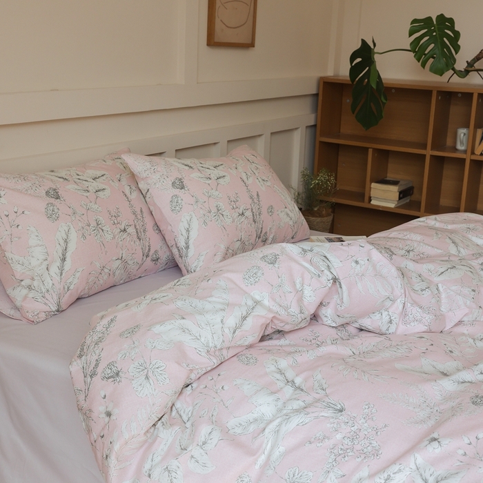 91家纺网 家纺一手货源 找家纺 棉眠 2025新款春夏花间牧歌田园系列四件套 玫瑰灵药