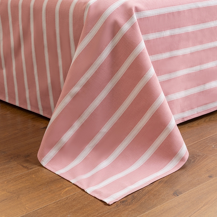 91家纺网 家纺一手货源 找家纺 2025新款老粗布床单老粗布凉席系列-凉席 雅致-粉