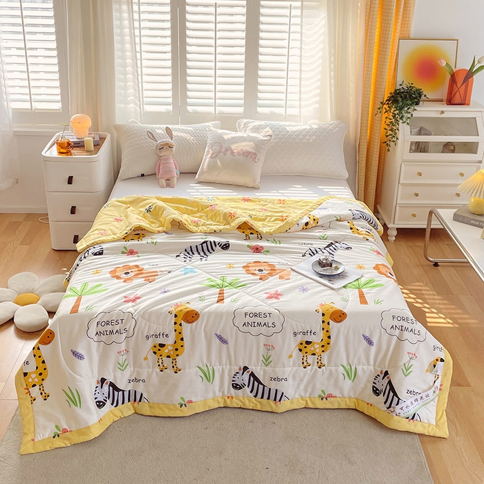 91家纺网 家纺一手货源 找家纺 （自己工厂 有网销大热款 网销帮推可合作优惠）2025新款全棉夏被空调被夏凉被纯棉夏季儿童棉花薄被子 欢乐谷