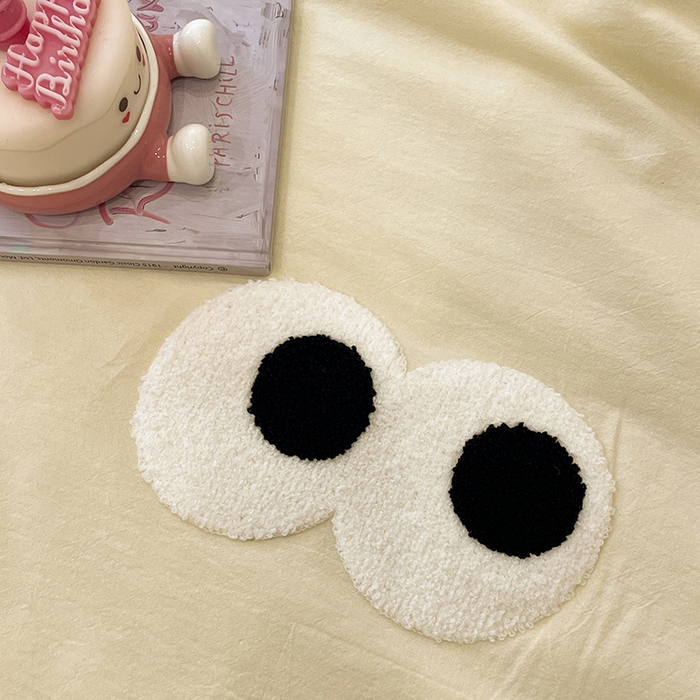 91家纺网 家纺一手货源 找家纺 桃心家居 2025新款云柔水洗棉毛巾绣大豆单夏被夏被四件套 水洗棉-大眼睛夏被奶油葡萄