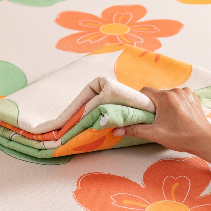 91家纺网 家纺一手货源 找家纺 2025新款老粗布床单老粗布凉席系列-凉席 绚丽