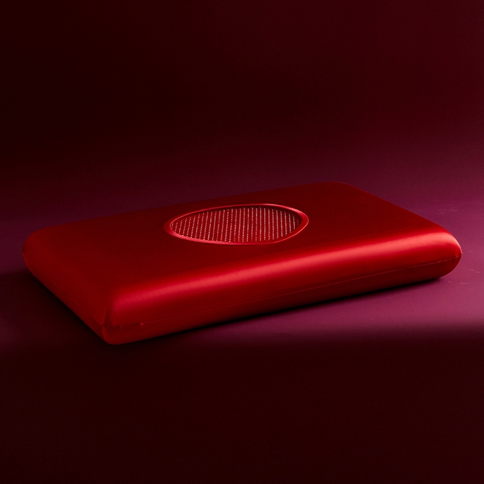 91家纺网 家纺一手货源 找家纺 鸿橡源2025新款凝胶释压枕 SKU06(凝胶释压枕--红色【一对装】40*70*10cm)