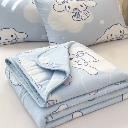 91家纺网 家纺一手货源 找家纺 （总）暮思家居 2025新款正版授权三丽鸥A类牛奶针织棉夏被子被芯