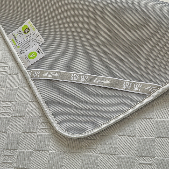 91家纺网 家纺一手货源 找家纺 柔品2025新款PE中分子凉感提花凉席系列 棋盘格-床席款