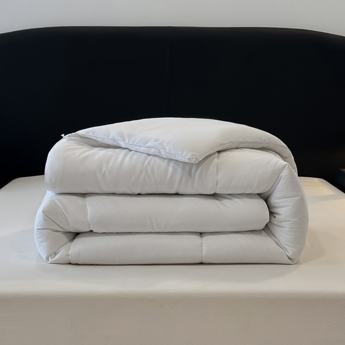 91家纺网 家纺一手货源 找家纺 畅销被业 2025新款磨毛四季被系列 磨毛-白色