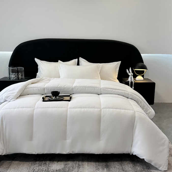 91家纺网 家纺一手货源 找家纺 畅销被业 2025新款磨毛四季被系列 磨毛-白色