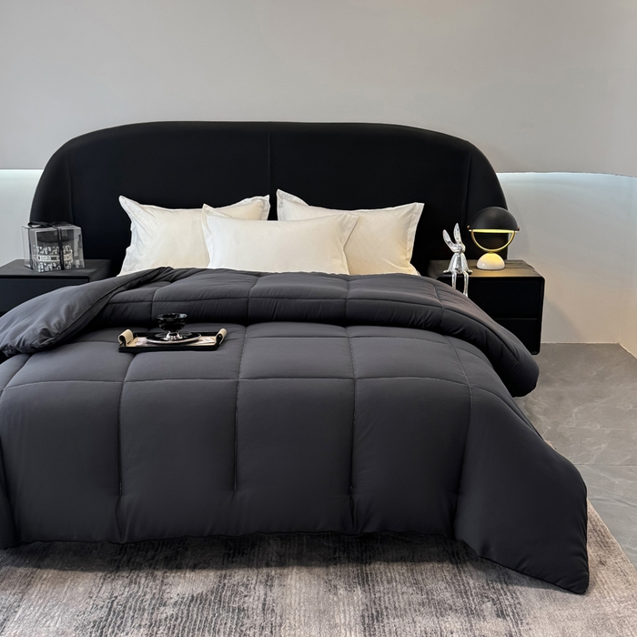 91家纺网 家纺一手货源 找家纺 畅销被业 2025新款磨毛四季被系列 磨毛-深灰