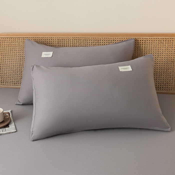 91家纺网 家纺一手货源 找家纺 梵克保罗 2025新款亲肤舒适全棉13372喷气床笠 灰色