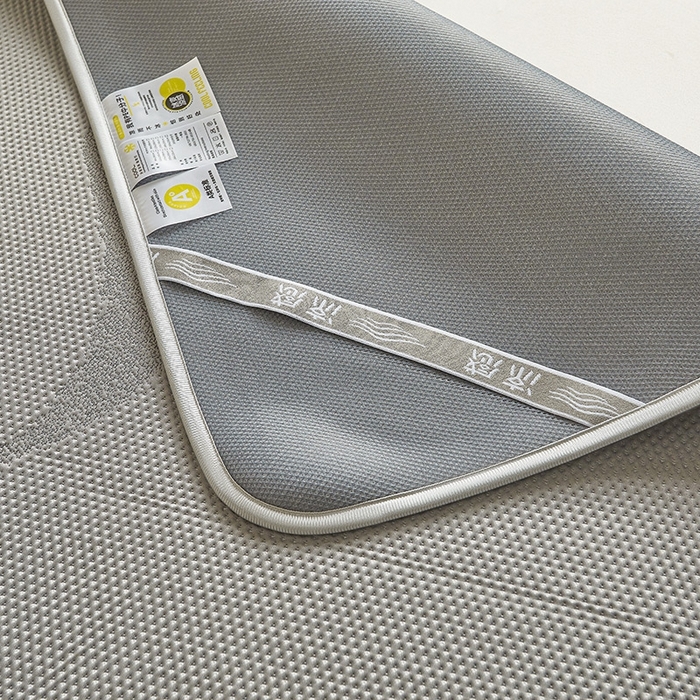 91家纺网 家纺一手货源 找家纺 柔品2025新款PE中分子凉感提花凉席系列 蝶舞-床席款