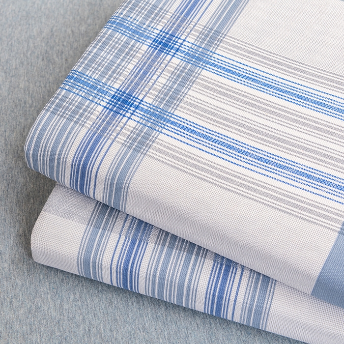 91家纺网 家纺一手货源 找家纺 2025新款老粗布床单老粗布凉席三件套系列-床单 格韵-蓝