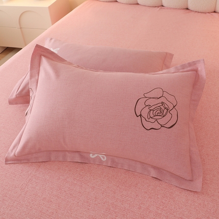 91家纺网 家纺一手货源 找家纺 （总）幸嘉轩 2025新款全棉喷气加厚磨毛单枕套