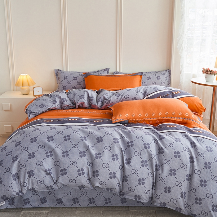 91家纺网 家纺一手货源 找家纺 爱诗诺2025加厚生态棉磨毛四件套高克重植物羊绒四件套大量现货摩登夜曲