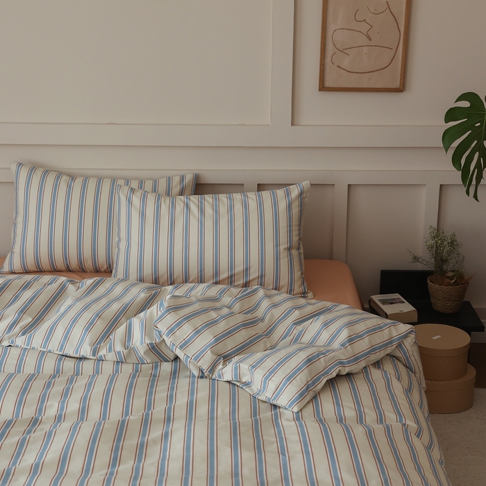 91家纺网 家纺一手货源 找家纺 棉眠 2025新款春夏花间牧歌田园系列四件套 布鲁娜