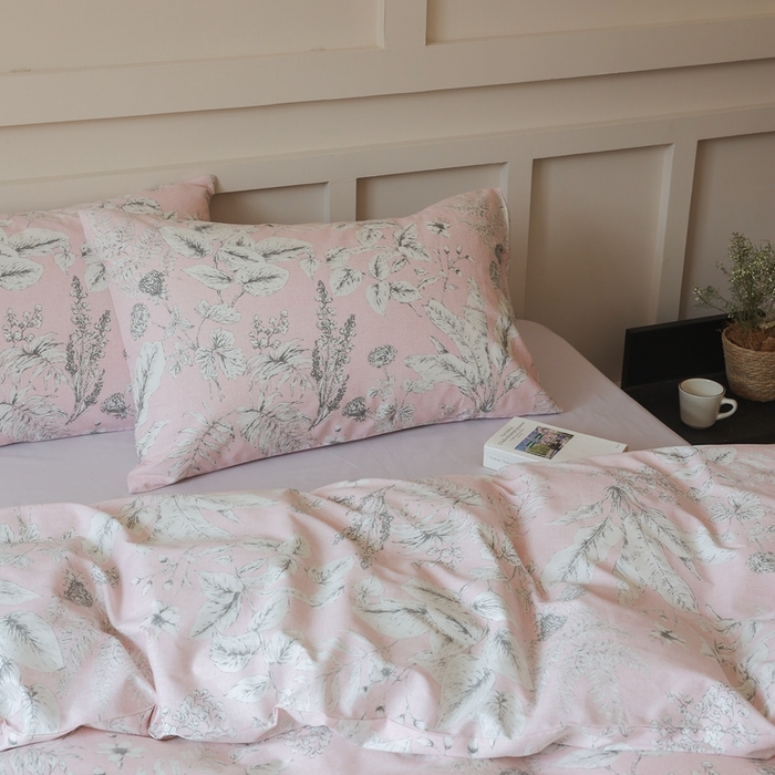 91家纺网 家纺一手货源 找家纺 棉眠 2025新款春夏花间牧歌田园系列四件套 玫瑰灵药