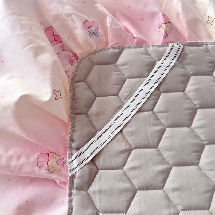 91家纺网 家纺一手货源 找家纺 2025新款全棉夹棉床裙 甜喵