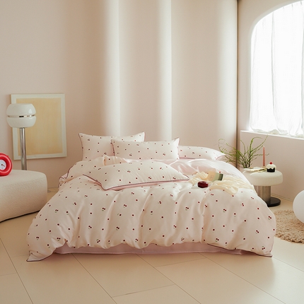 91家纺网 家纺一手货源 找家纺 （总）简纯主义2025新款兰精天丝印花四件套