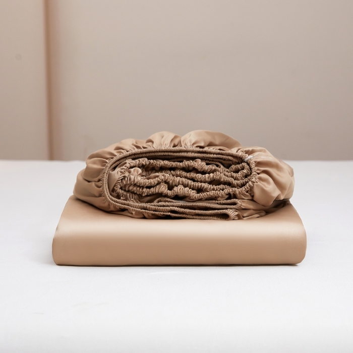 91家纺网 家纺一手货源 找家纺 梵克保罗 2025新款100支50双股全棉单品枕套 50双股-香槟金