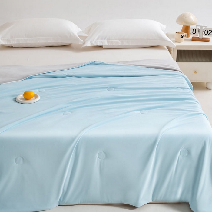 91家纺网 家纺一手货源 找家纺 （总）眠多宝 2025新款高克重超滑凉感丝夏被