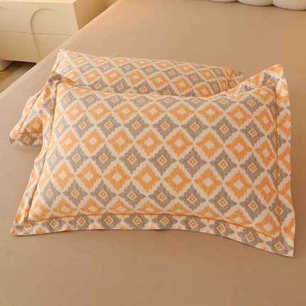 91家纺网 家纺一手货源 找家纺 （总）幸嘉轩 2025新款全棉喷气加厚磨毛单枕套