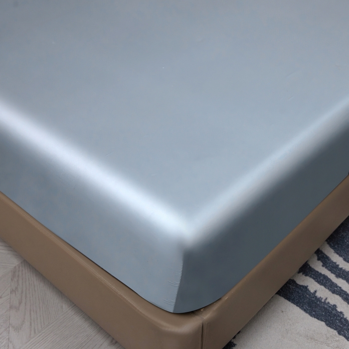 91家纺网 家纺一手货源 找家纺 梵克保罗 2025新款100支50双股全棉单品枕套 50双股-雾霾蓝