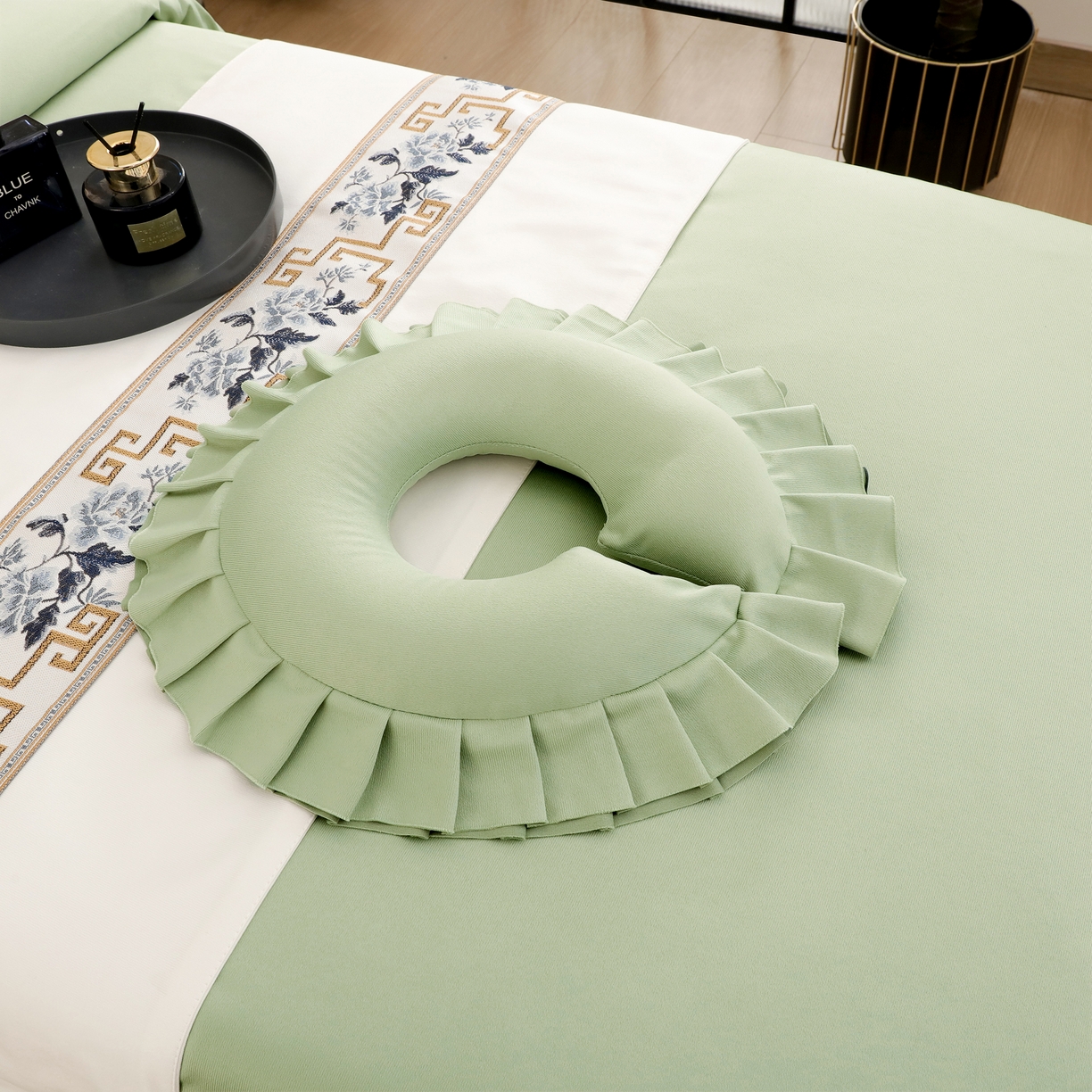 91家纺网 家纺一手货源 找家纺 （总）千姿坊美 容床罩 2025新款永恒美 容床四件套