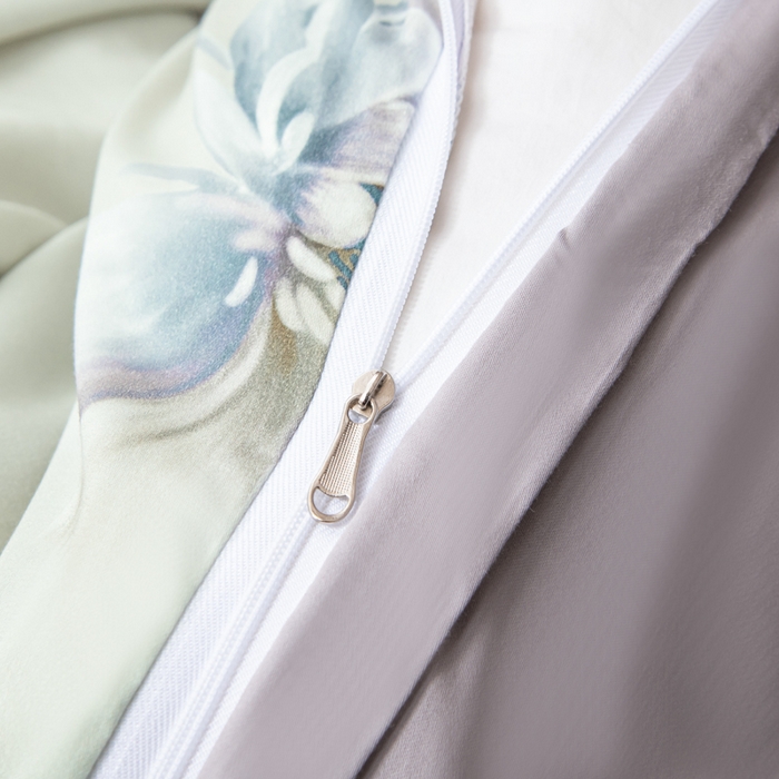 91家纺网 家纺一手货源 找家纺 氧家 2025新款60s贡缎长绒棉数码印花四件套（礼盒装） 香榭丽舍