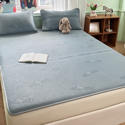 91家纺网 家纺一手货源 找家纺 （总）莱米家纺 2025新款冰感凉豆豆凉席床笠款