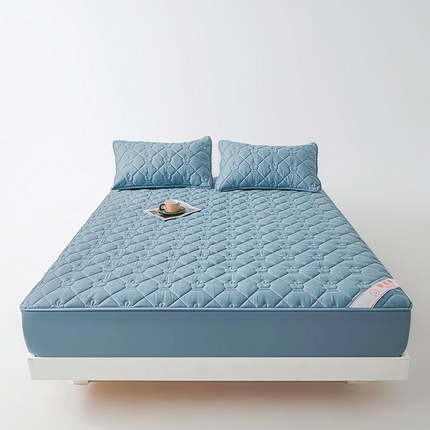 91家纺网 家纺一手货源 找家纺 （总）伊人坊 2025新款全棉纯棉大豆夹棉床护垫-皇冠系列（不防水款）