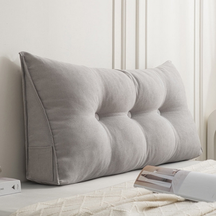 美达人 2025新款韩国绒三角靠背 三角-银石灰